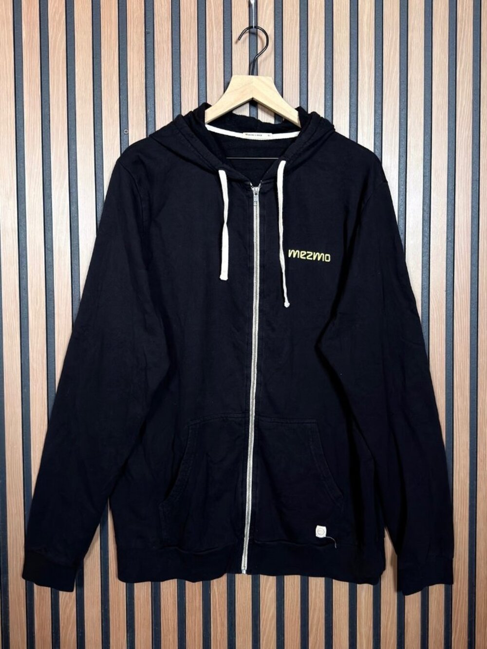 Marine Layer Sweater XL Mens Black Full Zip Hoodie Soft Knit Fleece